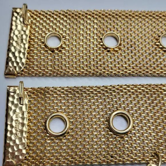 Sarah Coventry Vintage Gold Mesh Belt main image 6
